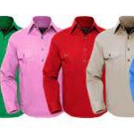 Bush shirts with ventilation for comfort