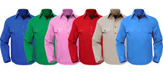 Bush shirts with ventilation for comfort